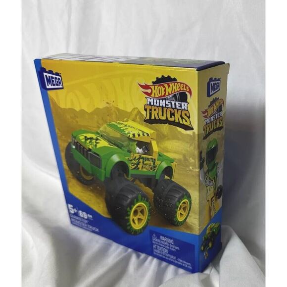 MEGA Construx‎ - Hot Wheels Monster Trucks Building Set - GUNKSTER MONSTER TRUCK - Picture 4 of 9